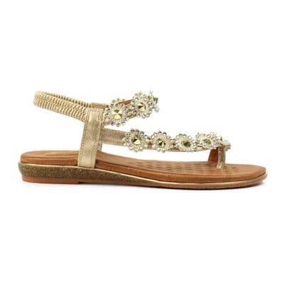 Lunar Charlotte II Women's Sandal - Gold