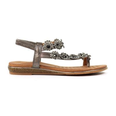 Lunar Charlotte II Women's Sandal - Pewter