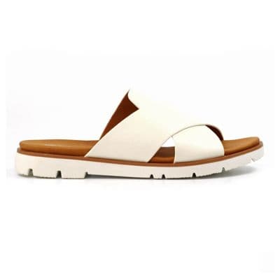 Lunar Chloe Women's Crossover Sandal - White