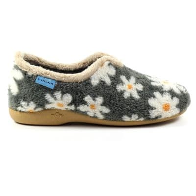 Lunar Daisy Women's Slipper - Grey