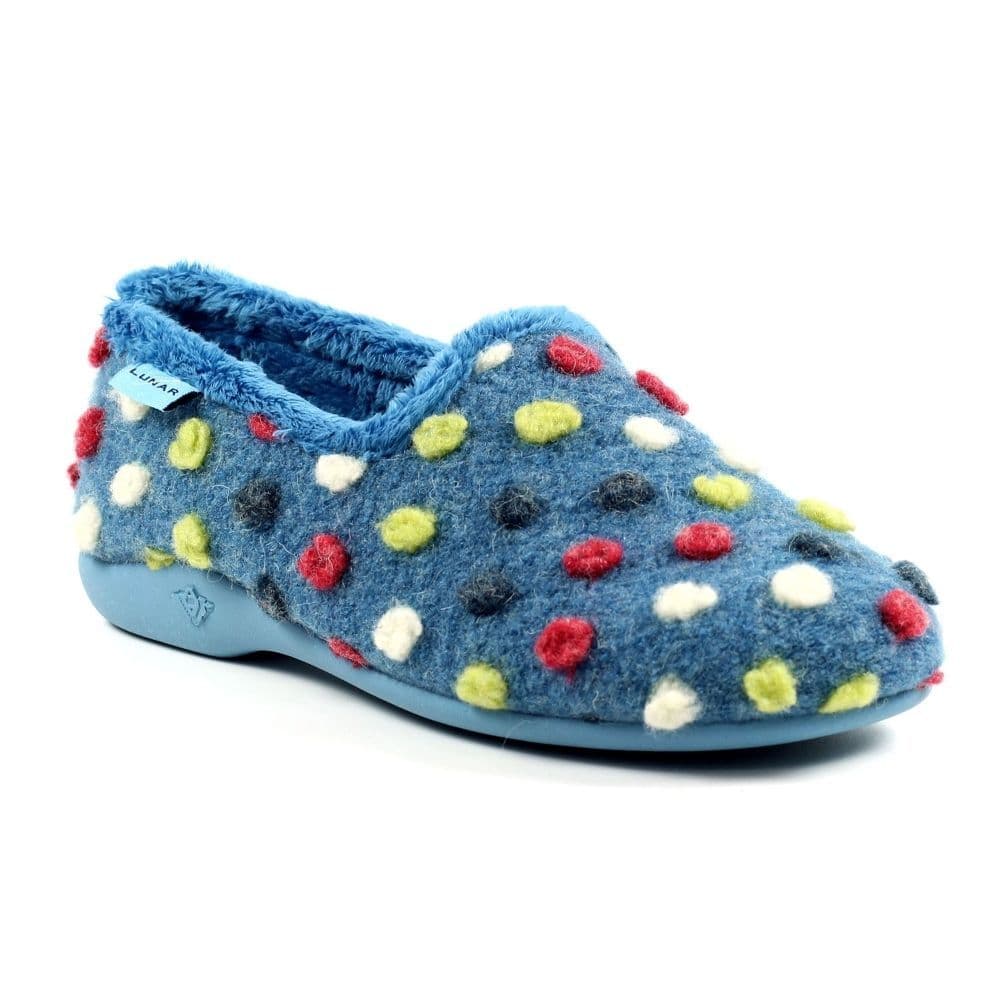 Lunar Helix Women s Slippers - Mid-Blue