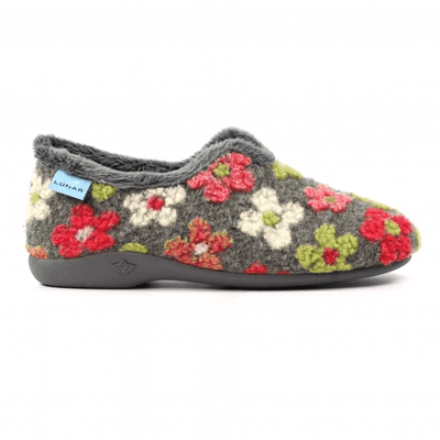 Lunar Lychee Women's Full Slipper - Grey