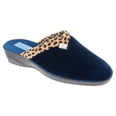 Lunar Michelle Women's Mule Slipper - Navy