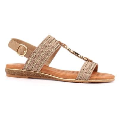 Lunar Mila Women's Slingback Sandal - Khaki