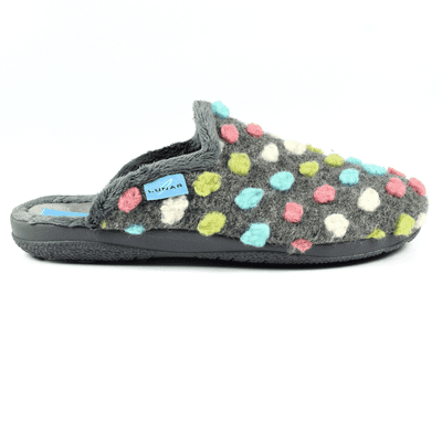 Lunar Montreal Women's Mule Slipper - Grey