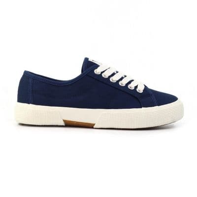 Lunar Naomi Women's Canvas Trainer - Blue