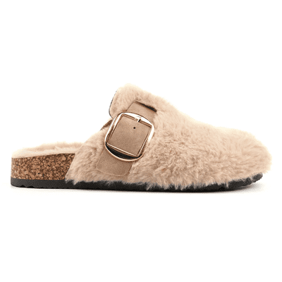 Lunar Rhianna Women's Mule Slipper - Beige