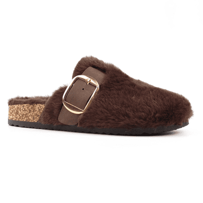 Lunar Rhianna Women's Mule Slipper - Brown