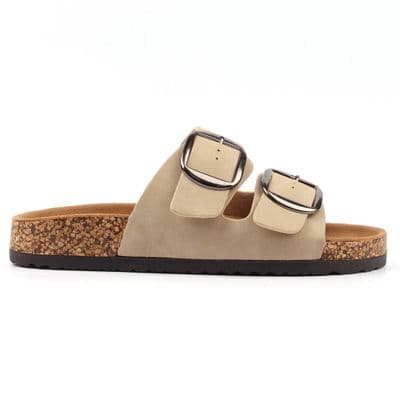 Lunar Rondo Women's Mule Sandal - Beige