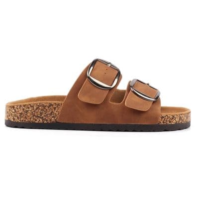 Lunar Rondo Women's Mule Sandal - Tan