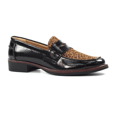 Lunar Titan Women's Loafer - Black Patent