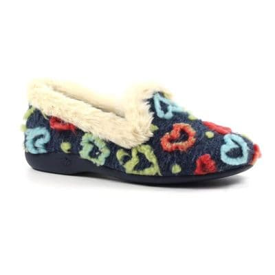 Lunar Truffle Women's Full Slipper - Navy