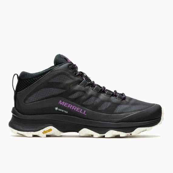 Merrell Moab Speed Mid GTX Women's Waterproof Walking Boot - Black