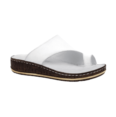 Modella Alice Women's Mule Sandal - White