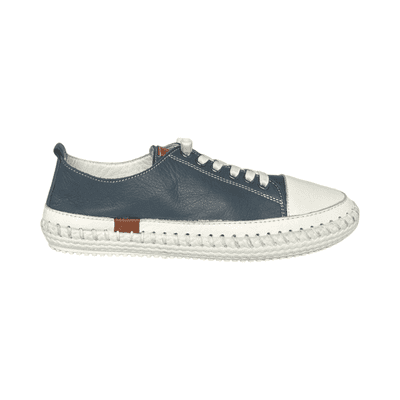 Modella Emma Women's Lightweight Lace-Up Shoe - Denim