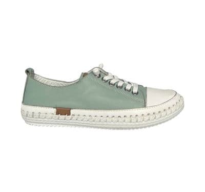 Modella Emma Women's Lightweight Lace-Up Shoe - Mint