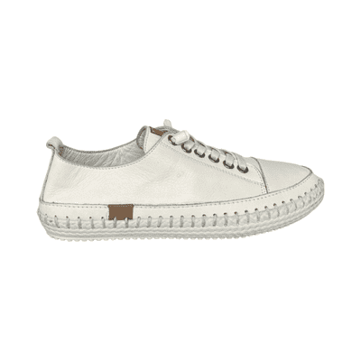Modella Emma Women's Lightweight Lace-Up Shoe - White