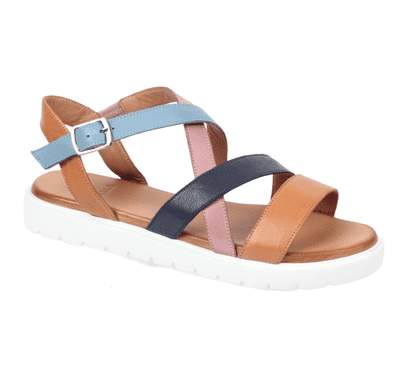 Modella Haven Women's Strappy Sandal - Tan