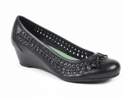 Moshulu Croquet Women's Wedge Shoe - Black