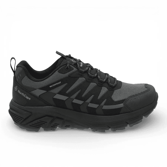 NorthCape Verta Low Men's Waterproof Walking Shoe - Black/Black