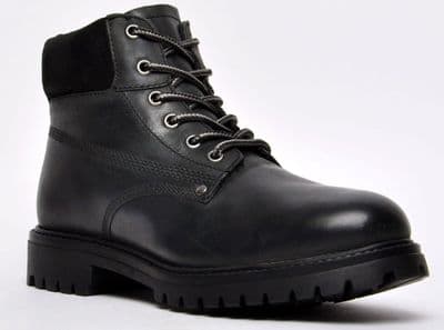 Oaktrak Baxter Men's Premium Leather Boot - Black