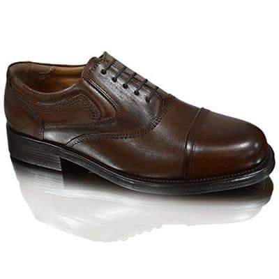 Oaktrak Stonebridge Mens Leather Oxford Shoes - Castagnia (Brown)