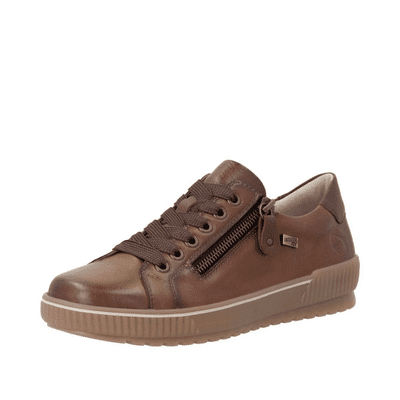 Remonte D0700-26 Women's Water-Resistant Lace-Up Trainer - Brown