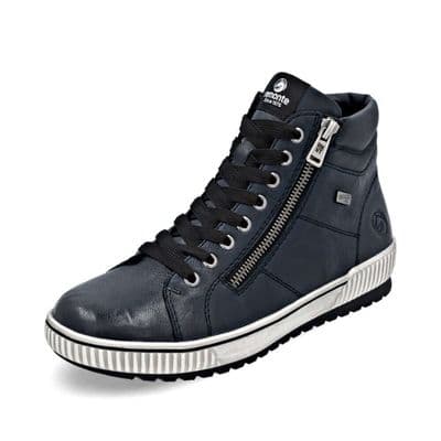 Remonte D0772-15 Women's Ankle Boot With Side Zip - Blue