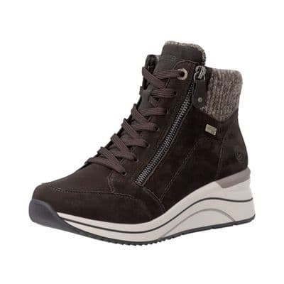 Remonte D0T77-25 Women's Chunky Ankle Boot - Brown Combi