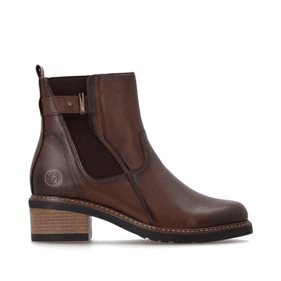 Remonte D1A82-22 Women's Low Heel Ankle Boot - Brown