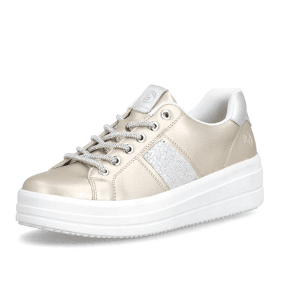 Remonte D1C10-91 Women's Chunky Sole Trainer - Metallic Combi