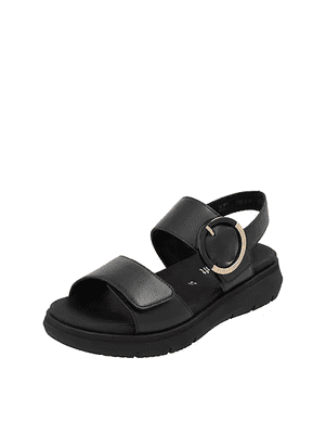 Remonte D2K50-00 Women's Chunky Sandal - Black