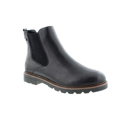 Remonte D2Q70-00 Women's Zip Ankle Boots - Black