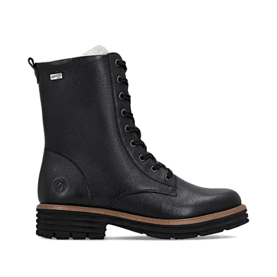 Remonte D3A73-03 Women's Wool Lined Ankle Boot - Black