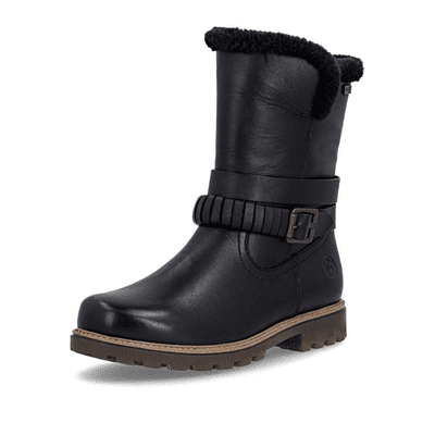 Remonte D3C72-00 Women's Mid Calf Boot - Black