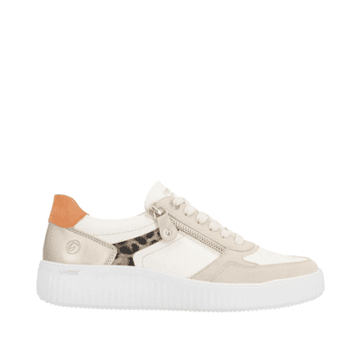 Remonte D3E05-81 Women's Extra Wide Casual Shoe - White Combi