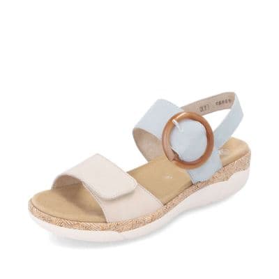Remonte R6853-12 Women's Sandals - White Combi