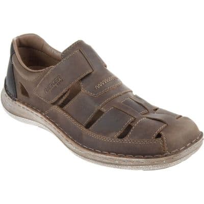 Rieker 03078-25 Men's Closed Toe Sandals - Brown