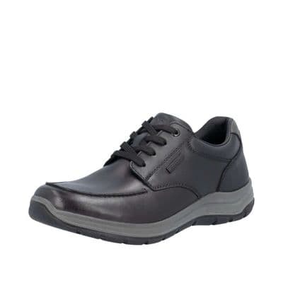 Rieker 03607-00 Men's Lace-Up Shoe - Black