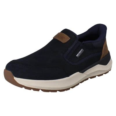 Rieker 06052-14 Men's Extra Wide Casual Shoe - Blue