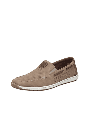 Rieker 08866-64 Men's Elasticated Shoe - Taupe