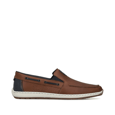 Rieker 08867-25 Men's Casual Loafer Shoe - Brown