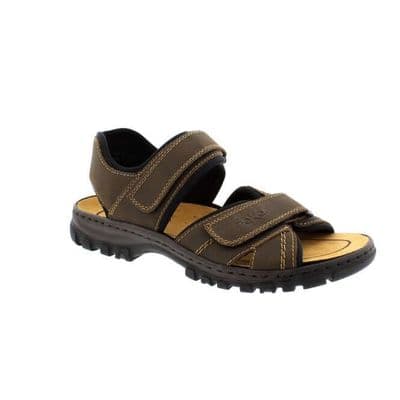 Rieker 25051-27 Men's Touch Close Sandals - Brown