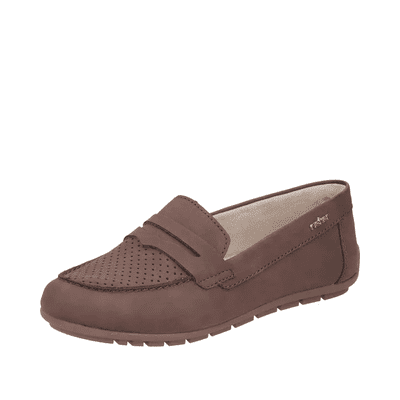 Rieker 43862-24 Women's Loafer Shoe - Brown