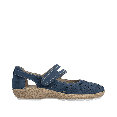 Rieker 44872-14 Women's Casual Mary Jane Shoe - Navy