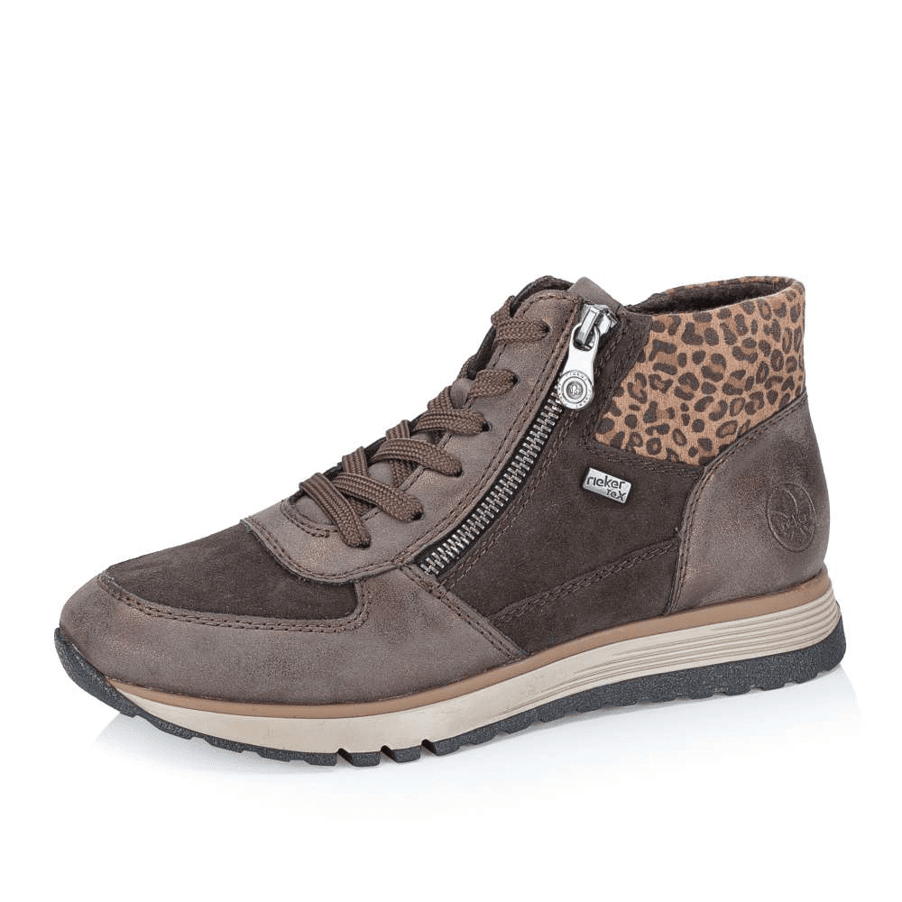 Rieker 49040-24 Women s Casual Ankle Boot Brown