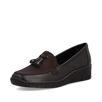 Rieker 53771-25 Women's Casual Slip-On Shoe - Brown