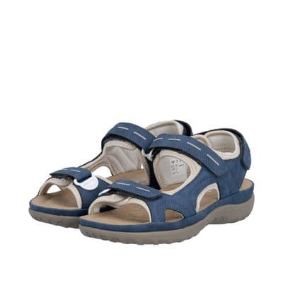 Rieker 64856-14 Women's Touch Close Sandal - Blue