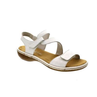 Rieker 659C7-80 Women's Sandal - White