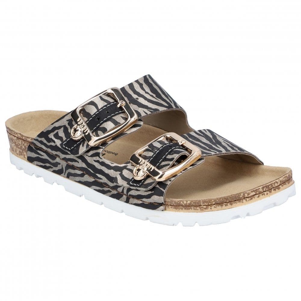 Rieker 69850-60 Women s Slip-On Mules - Beige